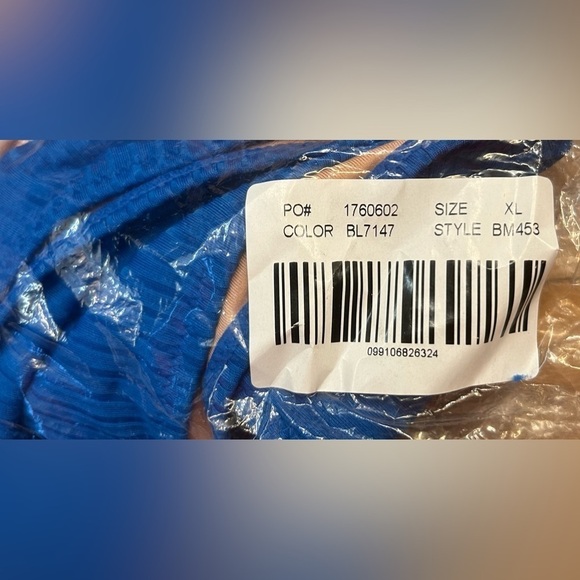 NWT J. Crew Blue Wide-Rib Hipster Full-Coverage Bikini Bottom, Low-Mid-Rise, XL - Picture 12 of 14